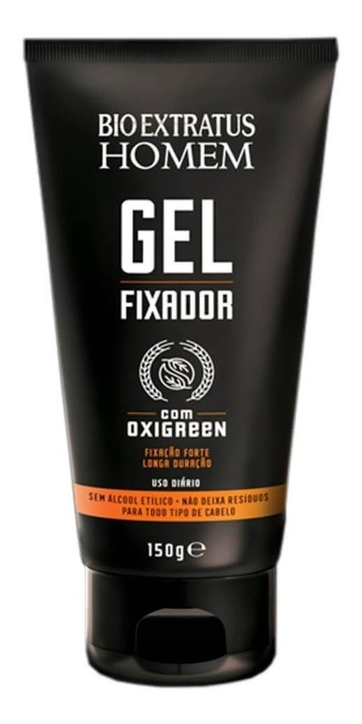 Gel Fixador Homem 150g Cabelo E Barba - Bio Extratus