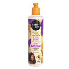 Gel Controle Frizz Manga Tradicional S.O.S Cachos com Óleo de Manga e Queratina 500ml Salon line