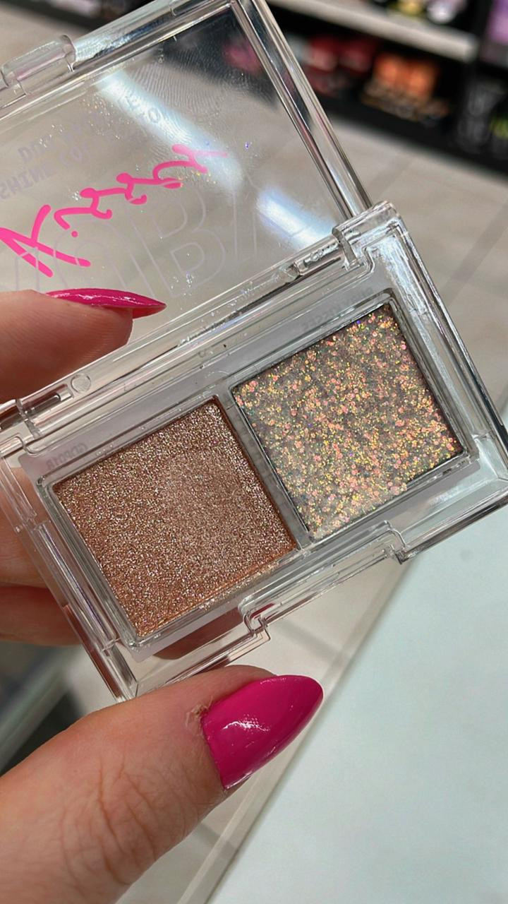 Shine collection- Duo Palette Gold Ruby Kisses Paleta