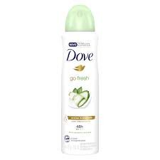 Desodorante Dove go fresh pepino e chá verde aerossol antitranspirante com 150ml 