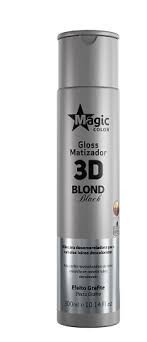 Matizador Magic Color 3D Blond Black Efeito Grafite 300ml