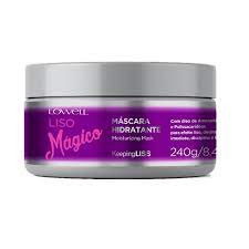 Máscara capilar profissional Hidratante Lowell Liso Mágico 240g