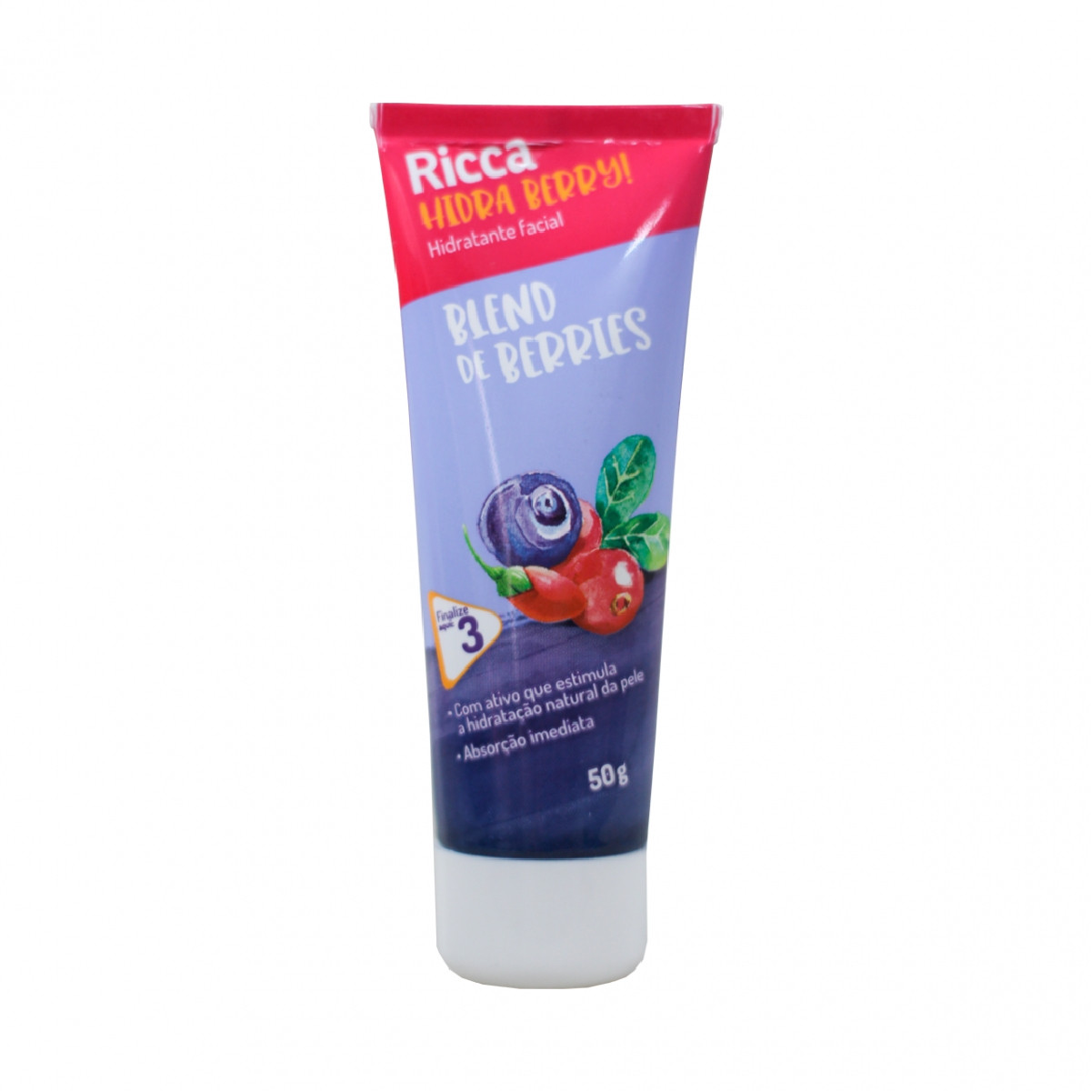 Hidratante Facial Ricca - Blend de Berries 50g