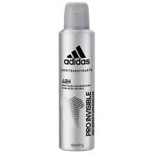 Desodorante aerosol antitranspirante Adidas masculino pro invisible performance sem manchas com 150ml