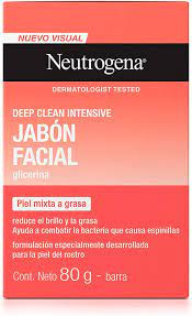 Sabonete Facial em Barra Neutrogena Deep Clean Intensive Limpeza Profunda com 80g