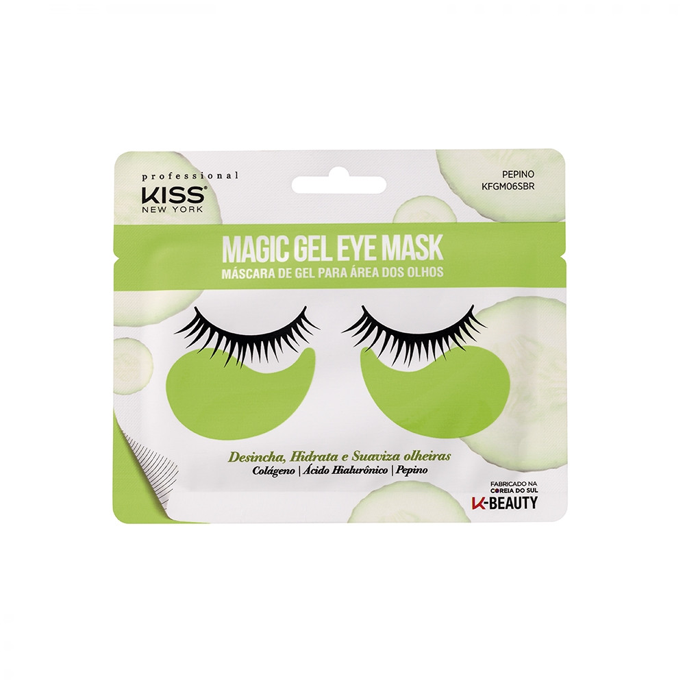 Máscara para Área dos Olhos Kiss NY - Magic Gel Mask - 1 PAR