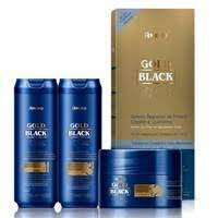 Kit Repositor de Massa Capilar e Queratina Amend Gold Black RMC System Q+