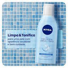 Leite de Limpeza e Tônico Facial Nivea 2 em 1 com 200ml