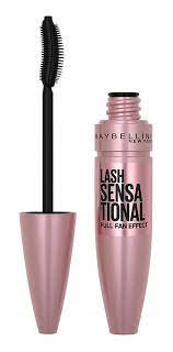 Máscara de Cílios Lavável Maybelline - Cílios Sensacionais - Preto