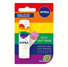 Hidratante e Protetor Labial Nivea 4.8G S.Rose Orgulho