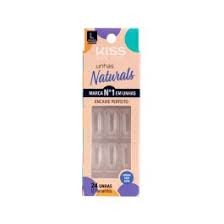 Unhas postiças Naturals Bailarina Transparente- kiss New york