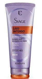 Condicionador Eudora Siàge 4D Liso Intenso 200ml