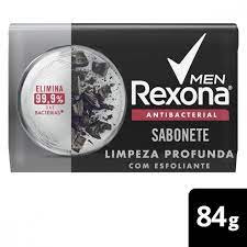 Sabonete em Barra Rexona Antibacterial Limpeza profunda esfoliante 84g