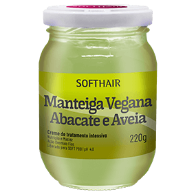 Manteiga capilar Soft Hair 220g - Abacate e Aveia
