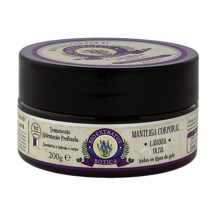 Manteiga Corporal Botica Lavanda 200g - BIO EXTRATUS