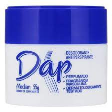 Desodorante Dap creme pote perfumado Mascuino 55g