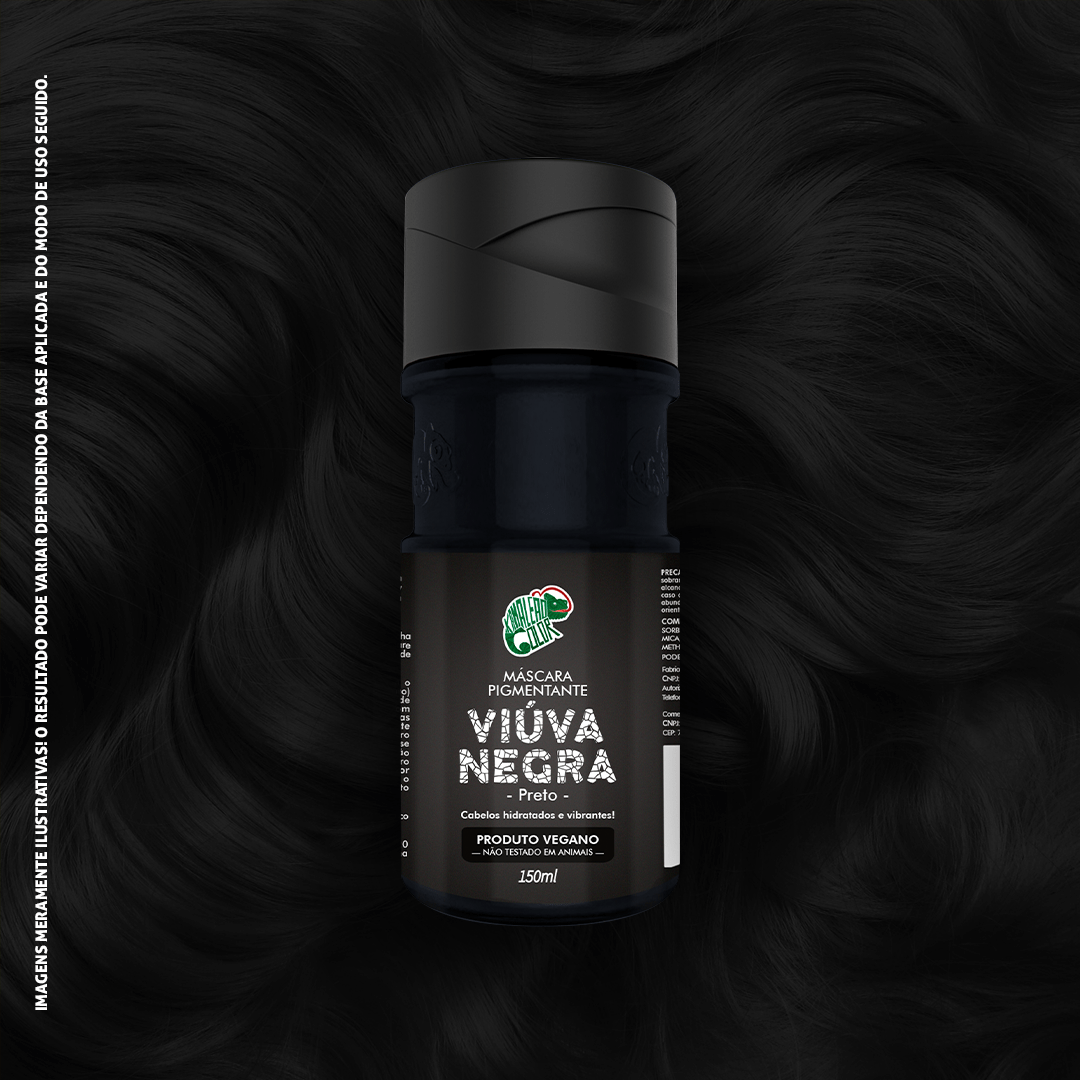 Máscara capilar Pigmentante Kamaleão Color Viúva Negra 150ml