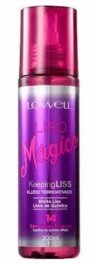 Fluido Termoativado Lowell Liso Mágico 200ml