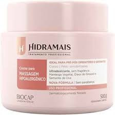 Creme Para Massagem Hipoalergênico 500g Hidramais 