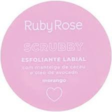 Esfoliante Labial Scrubby Ruby Rose - Morango