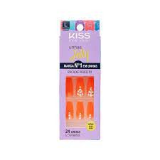 Unhas postiças Color Coral Sereia Kiss NY