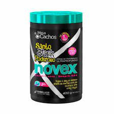 Creme de Tratamento Novex Meus Cachos Santo Black Poderoso com 400g