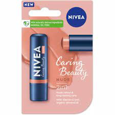 Hidratante e protetor Labial Nivea Hidra Color 2 em 1 Nude 4,8g