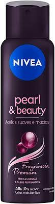 Desodorante Nivea pearl&beauty fragância premium antitranspirante feminino aerossol 150ml