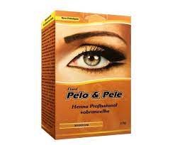 Henna para Sobrancelha Pelo E Pele Marrom