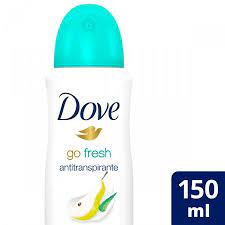 Desodorante Dove go fresh Pera e Aloe vera aerossol antitranspirante com 150ml 