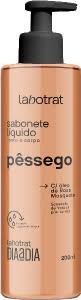 Sabonete Líquido Rosto e Corpo Pêssego Hidrata Labotrat 190ml