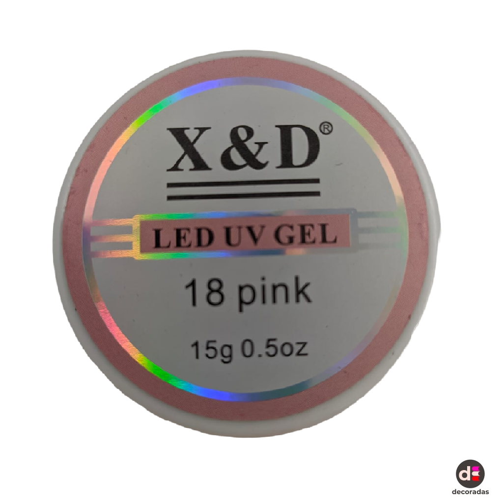 Gel de Unhas - X&D 18 Pink 15g