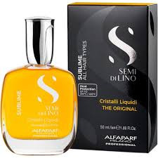 Óleo Capilar Alfaparf Milano Professional Semi Di Lino Sublime Cristalli Líquidi 50 ml