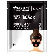 Máscara Facial Peel Off Total Black - Maxlove