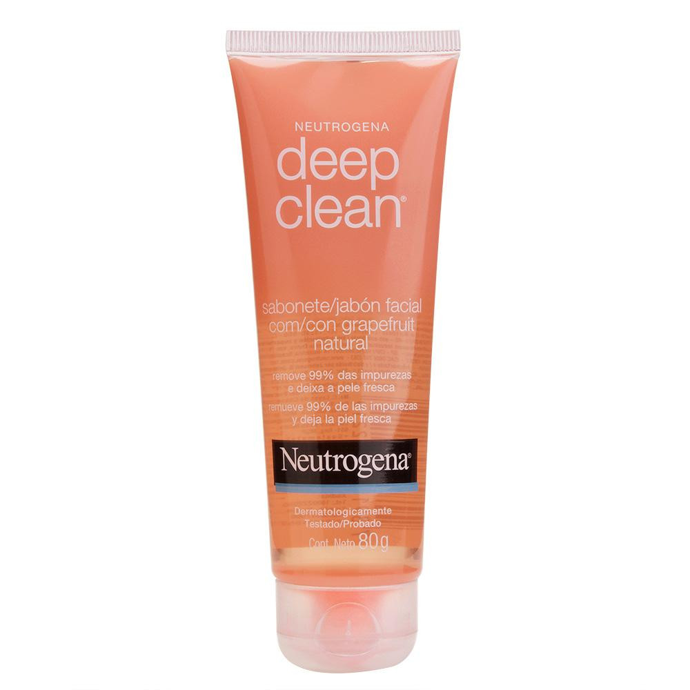 Sabonete Facial Neutrogena Deep Clean Grapefruit 80g