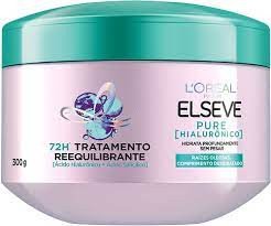 Máscara capilar Elseve Pure Hialurônico Loreal 