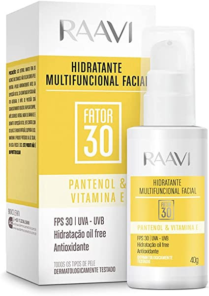 CREME HIDRATANTE MULTIFUNCIONAL FACIAL FPS 30 RAAVI - 40G