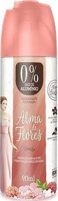 Desodorante Spray Alma De Flores 90Ml Feminino Floral Rosé 