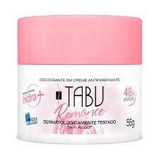 Desodorante Antiperspirante Creme Tabu Romance 55G