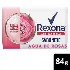 Sabonete em Barra Rexona Antibacterial Água de Rosas 84g