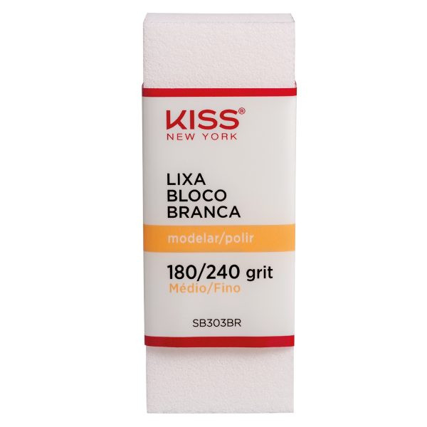 KISS NY LIXA BLOCO BRANCA 180/240 