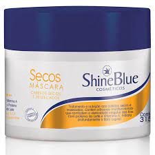 Máscara capilar Cabelos Secos e Ressecados 315g - Shine Blue