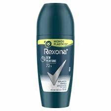 Desodorante Rexona men sem perfume roll-on masculino com 50ml