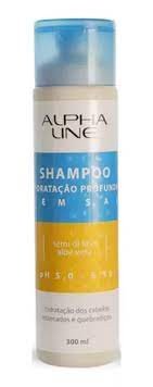 Shampoo Alpha Line Semi di lino Hidratação profunda 