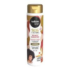 Shampoo Rícino e Queratina Reparação Extrema 5 em 1 S.O.S Cachos Salon Line
