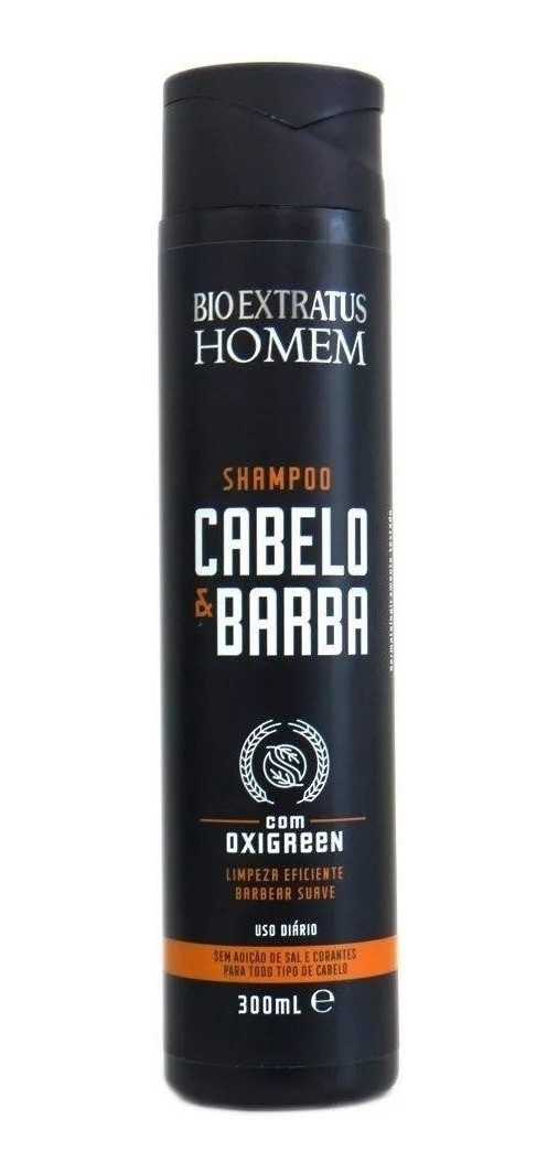 Shampoo Cabelo e Barba 300ml - BIO EXTRATUS