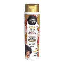 Shampoo Rícino e Queratina Reparação Extrema 5 em 1 S.O.S Cachos Salon Line