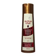 Shampoo Coquetel de Proteínas Nutrição 300g - Alpha Line