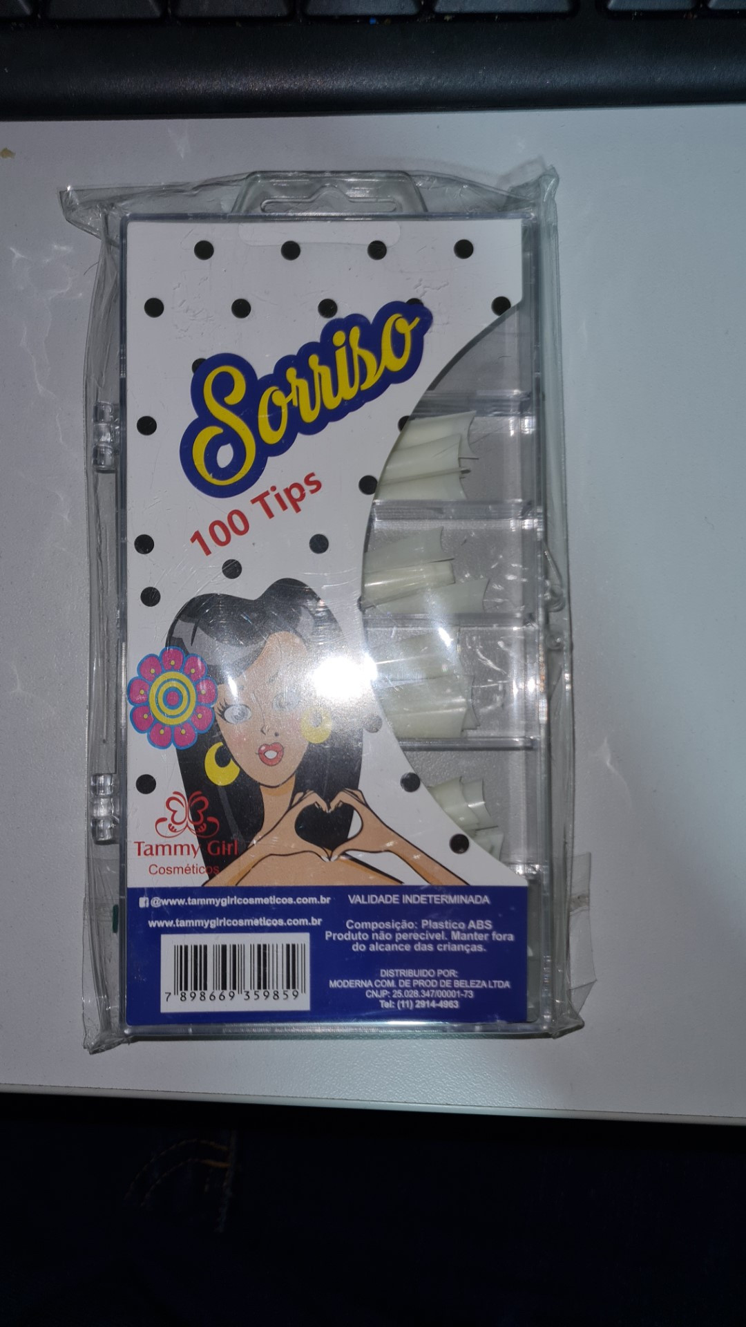 Unhas postiças Tammy girl c/100 sorriso