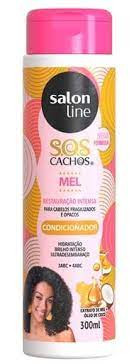 Condicionador SOS Cachos Mel Cachos Intensos 300ml Salon Line